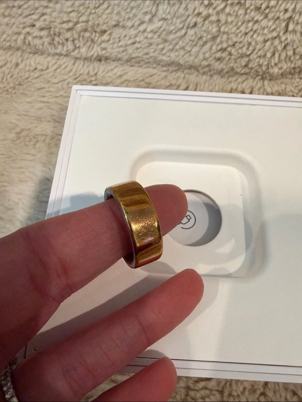 Oura Ring 4 Smart Ring – Rose Gold size 8
